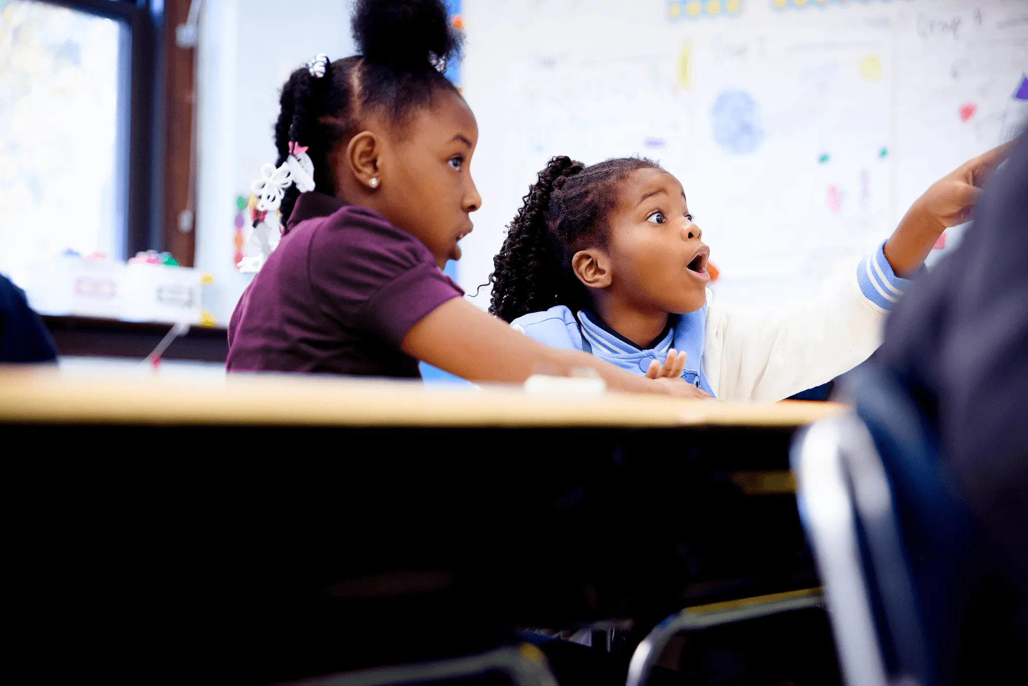 children in classroom