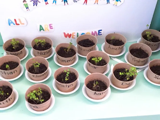 Classroom photo for the Farm to Table unit