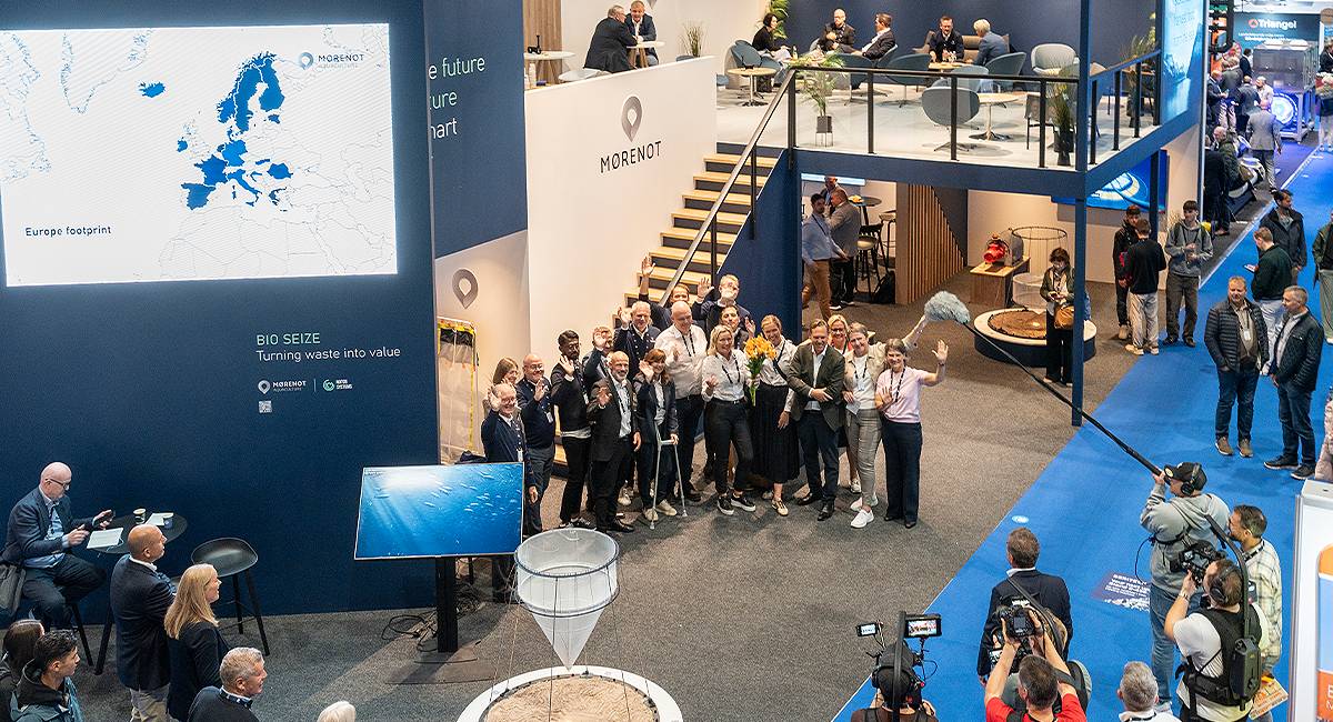Mørenot Aquaculture wins best stand at Aqua Nor 2025