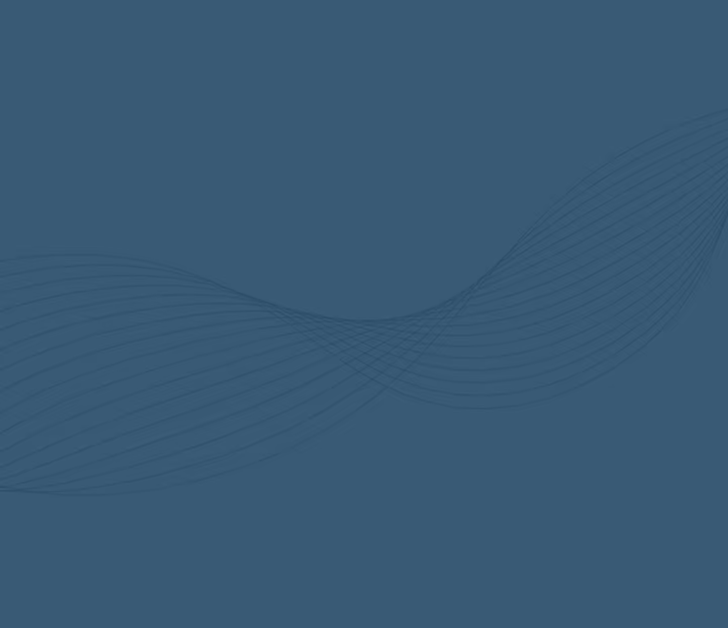 Blue background with subtle flowing wave lines creating a smooth abstract pattern.