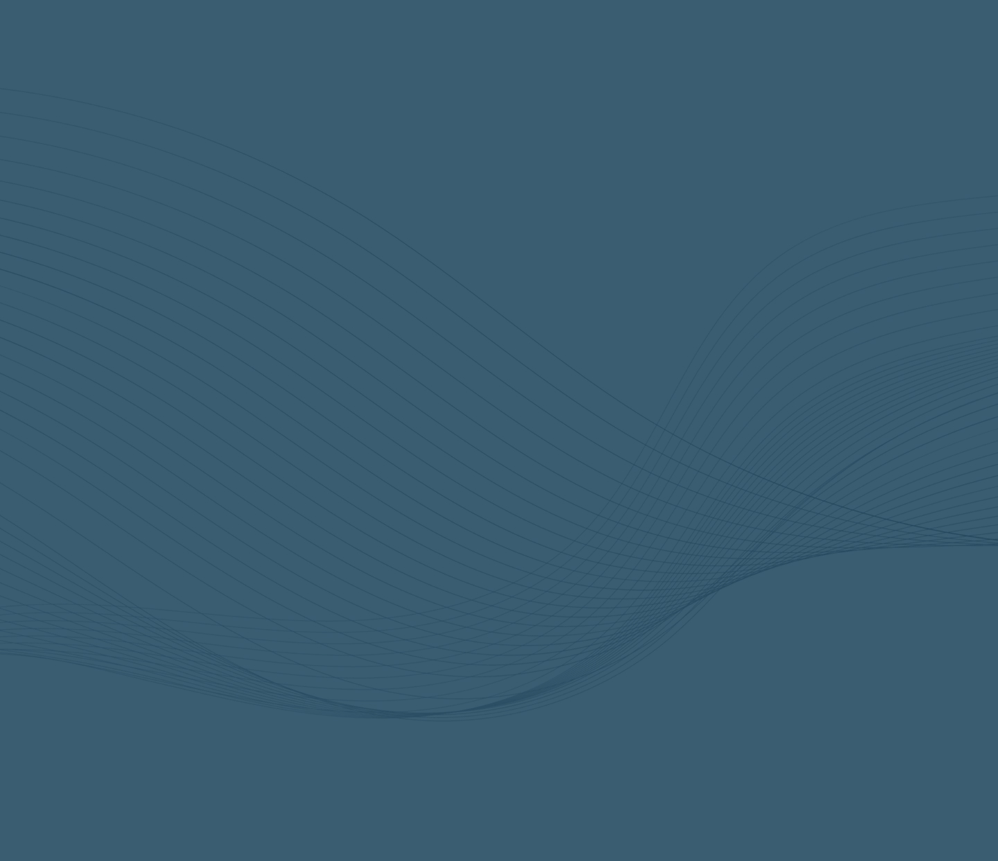 Blue background with subtle flowing wave lines creating a smooth abstract pattern.