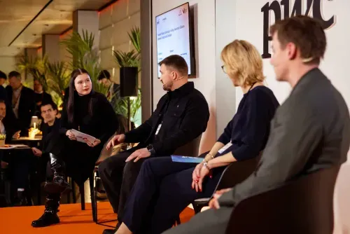 Photo from the Women in Defense Tech event