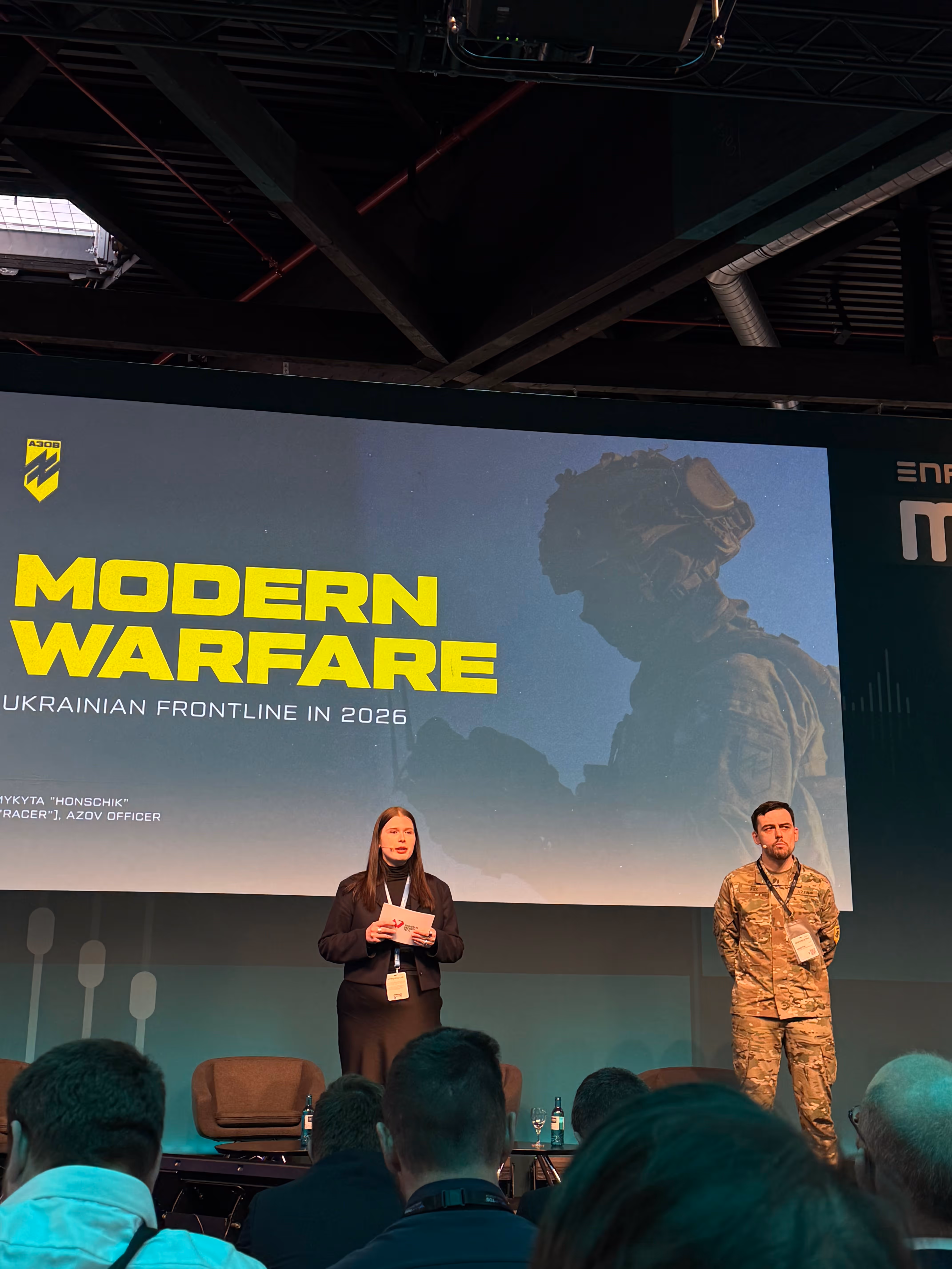 Photo from the Women in Defense Tech event