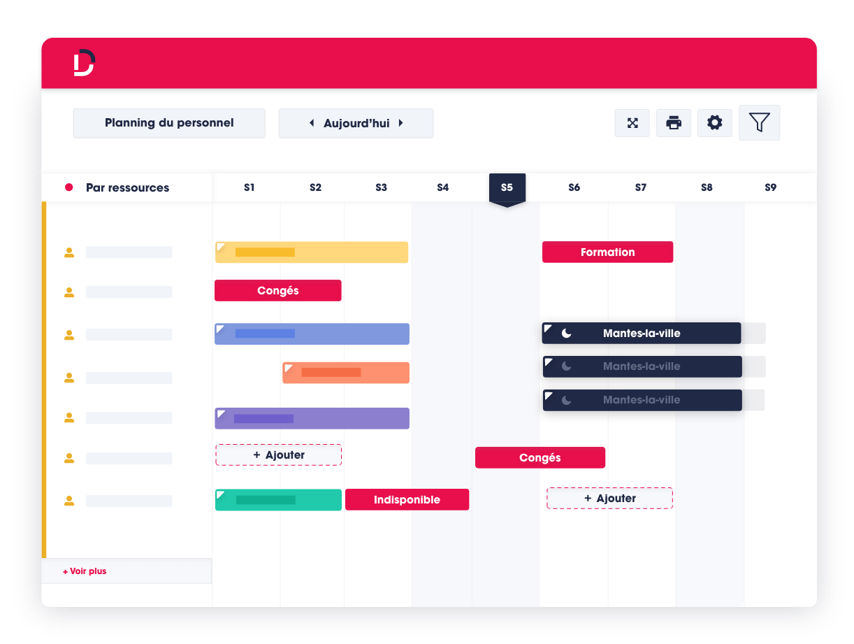 Planning Dispatcher Nouveautes