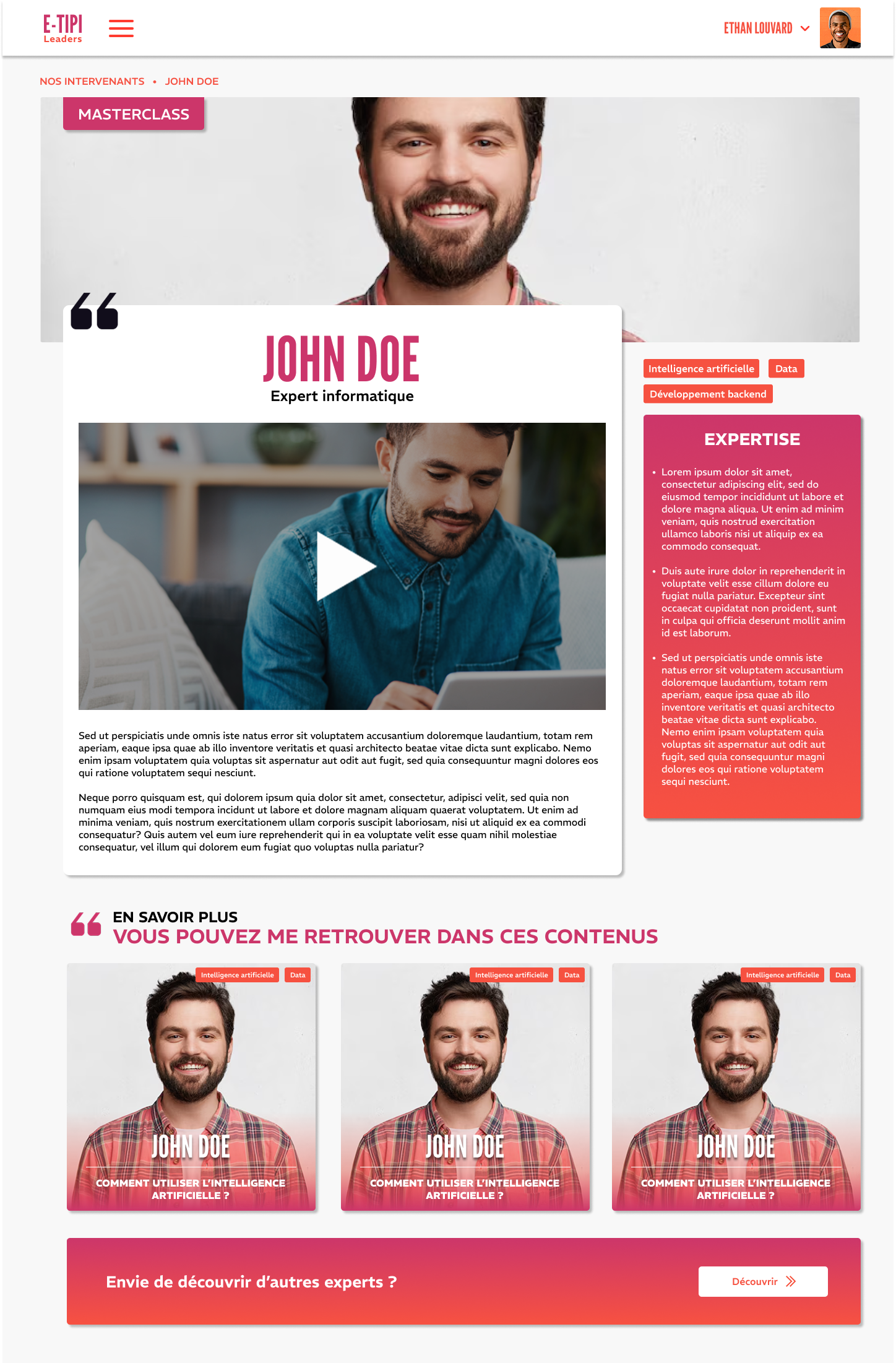 Page Expert E-TIPI LEADERS