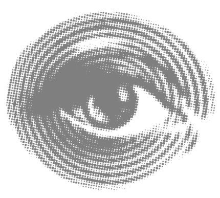 dotted eye in the background