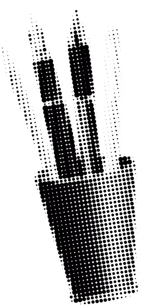 dotted pencils in the background