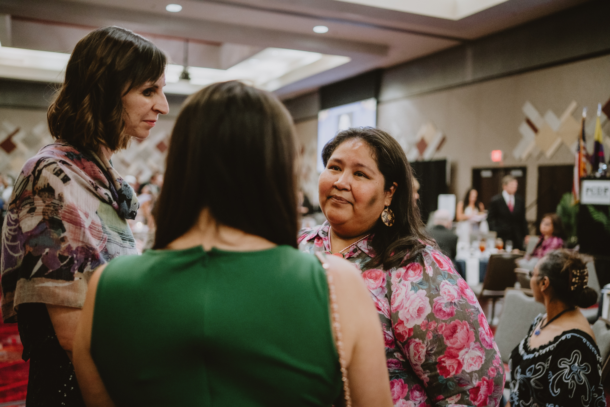 Pima democrats engaged in a conversation