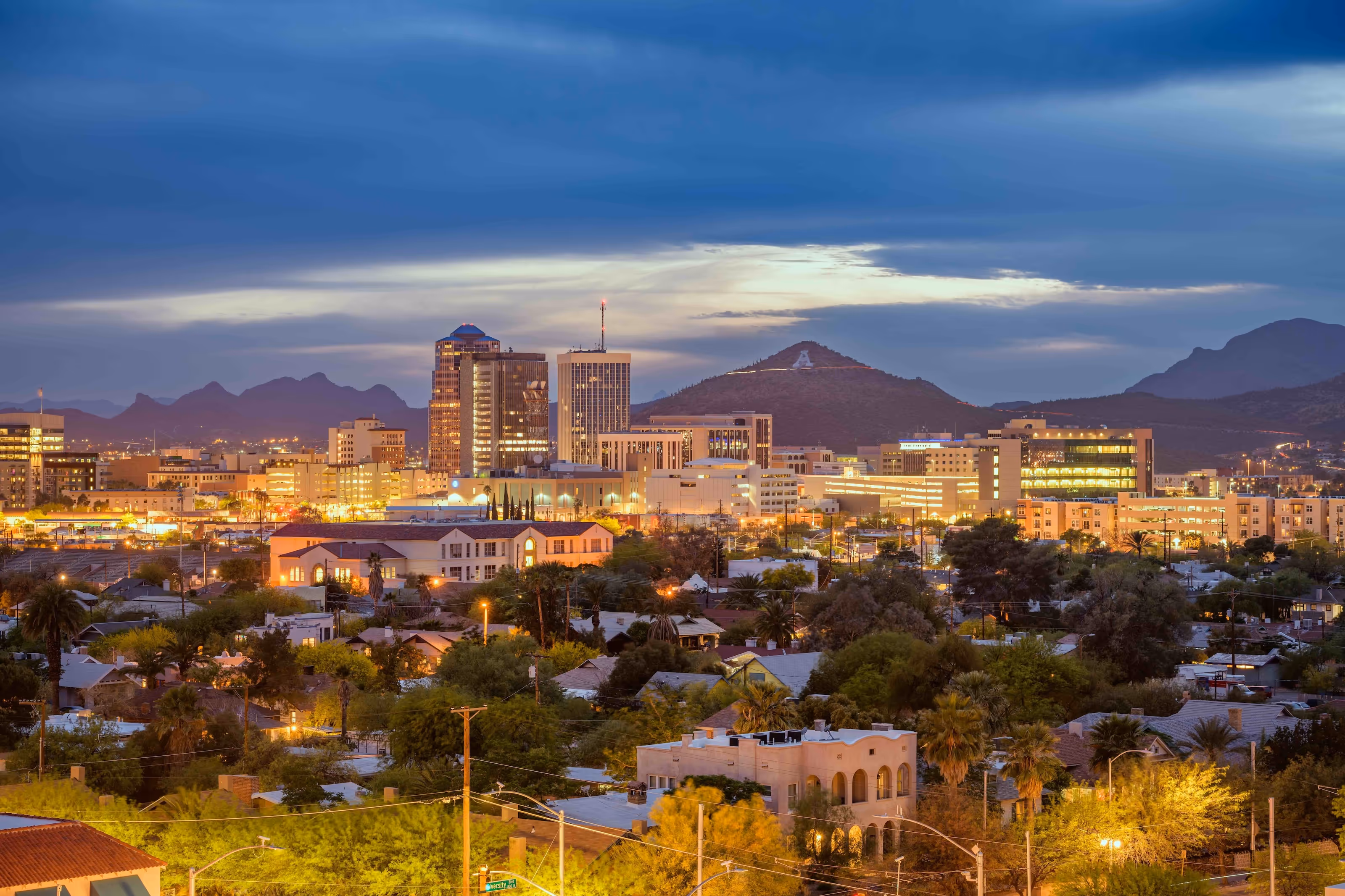 Tucson Arizona skyline