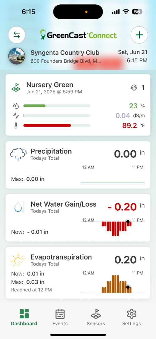 GreenCast Connect Dashboard