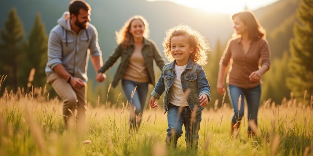 Family enjoying outdoor time, highlighting autism support in Colorado.
