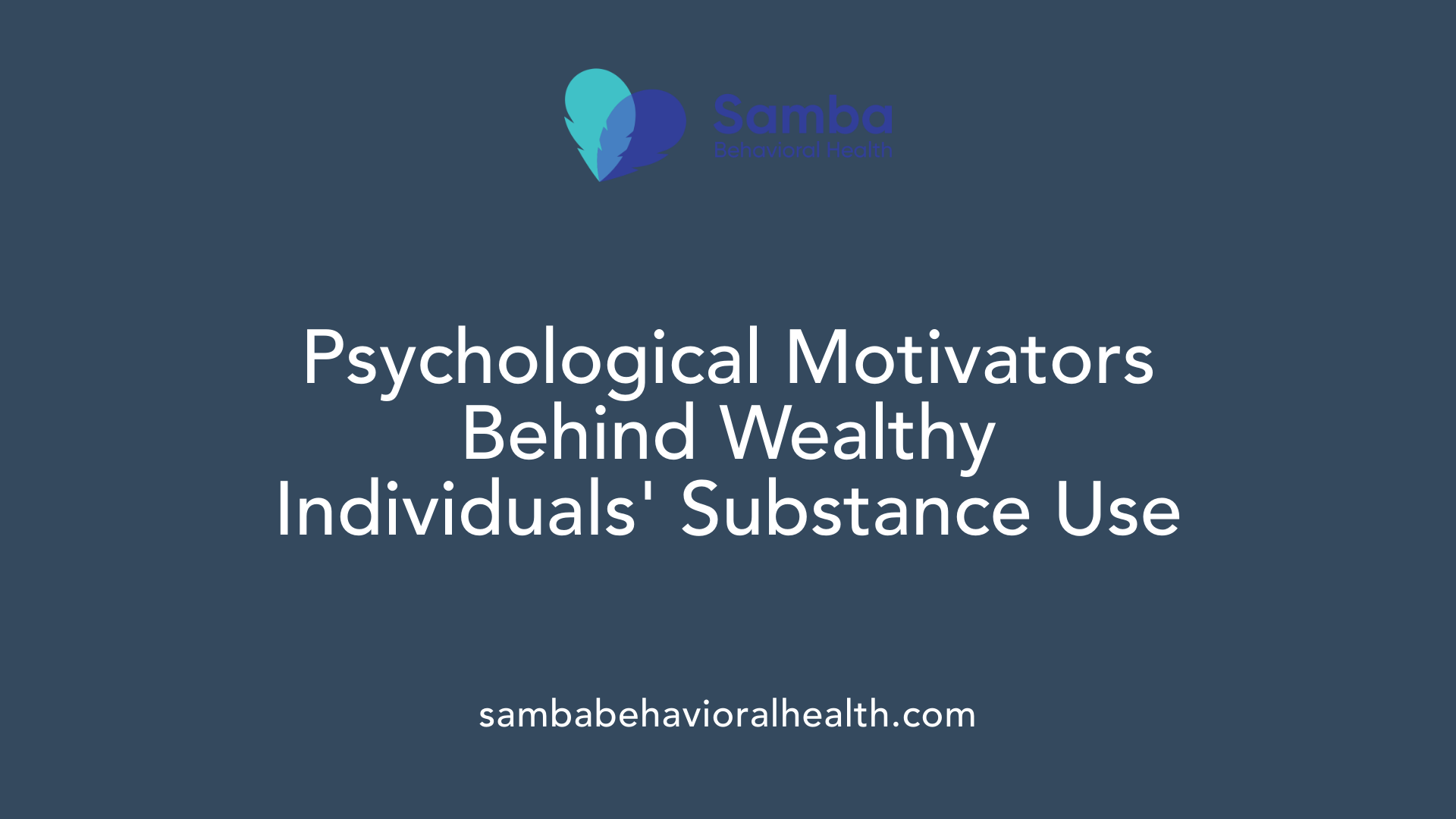 Psychological Motivators Behind Wealthy Individuals' Substance Use