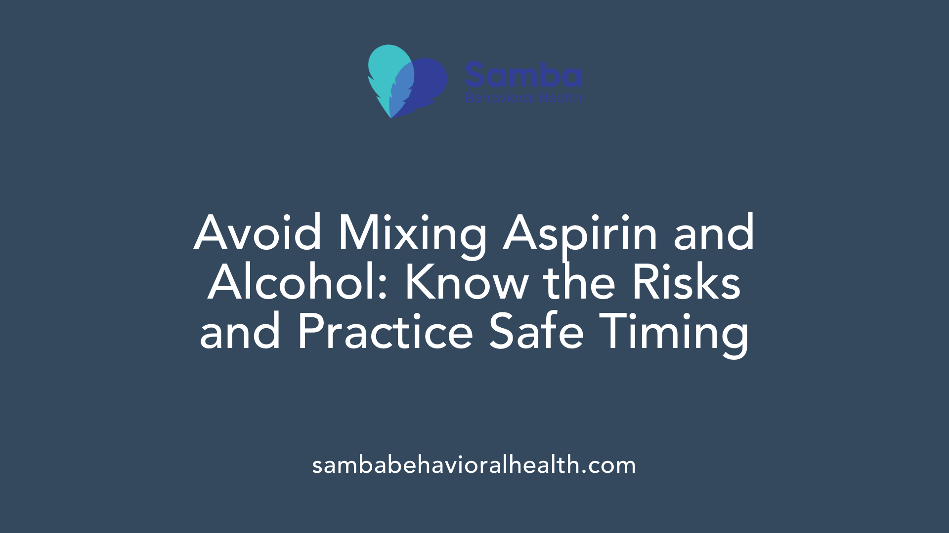 Avoid Mixing Aspirin and Alcohol: Know the Risks and Practice Safe Timing