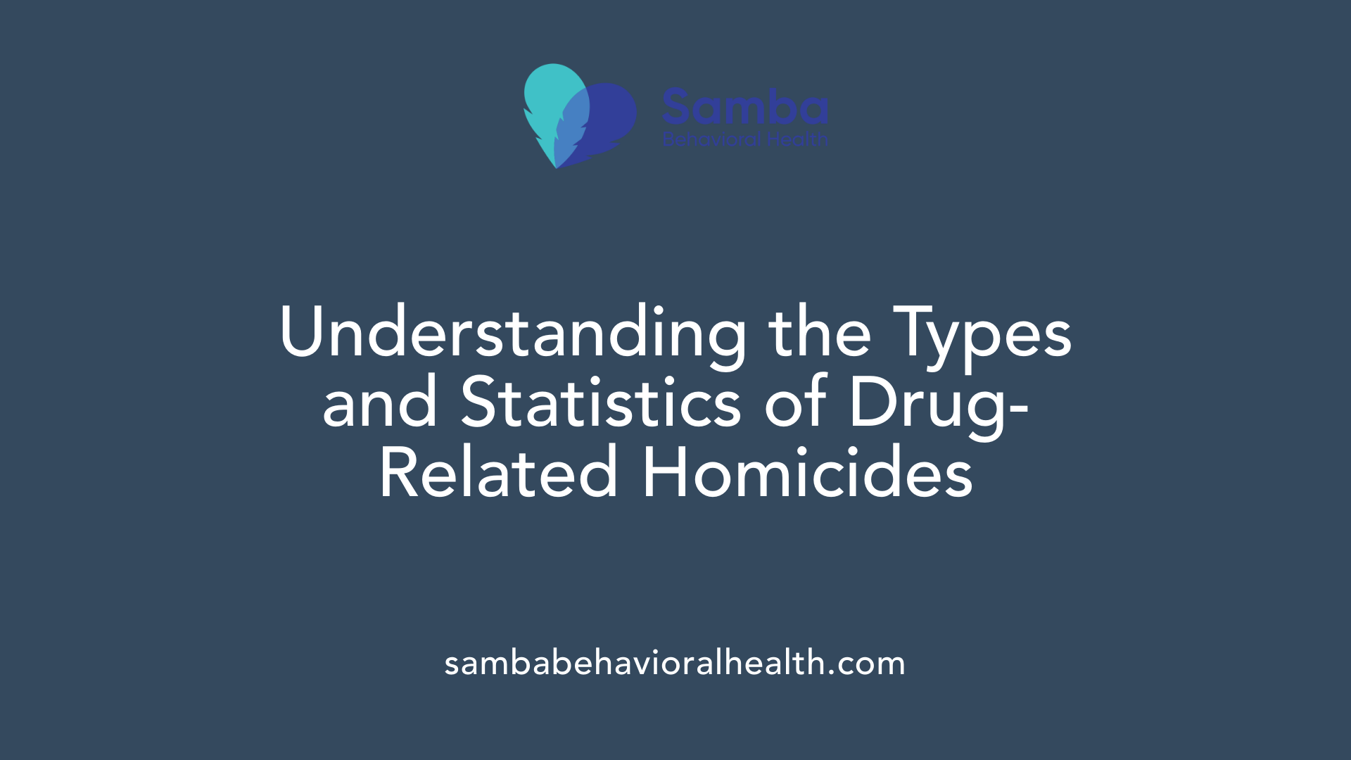 Understanding the Types and Statistics of Drug-Related Homicides