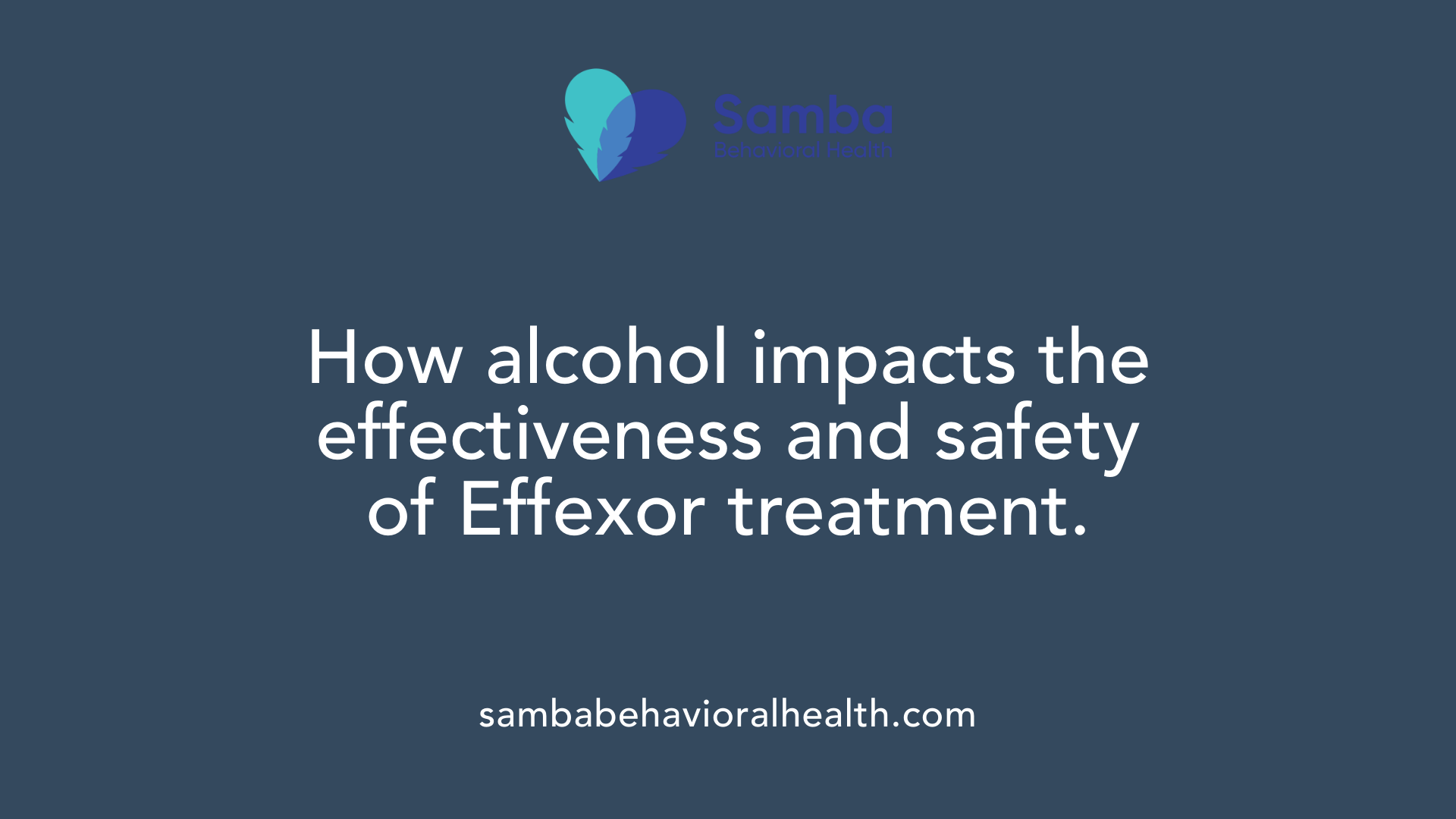 How alcohol impacts the effectiveness and safety of Effexor treatment.