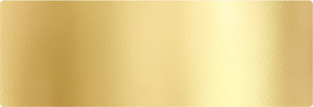 A gold background with a black border.