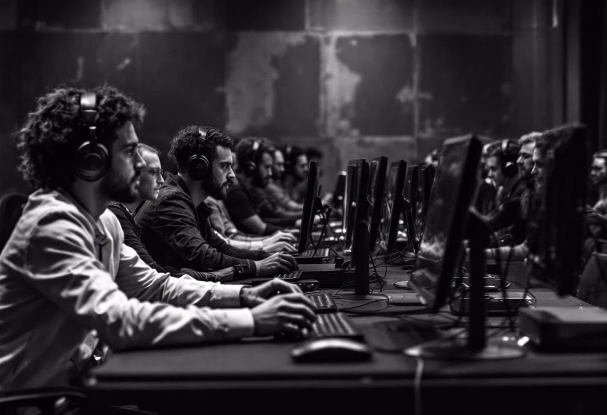 image of community gaming event (for a gaming and entertainment)