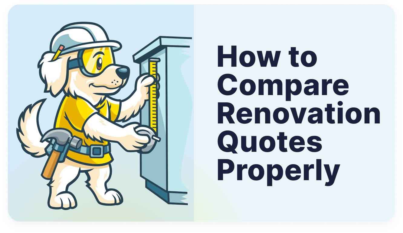 Mascot dog measuring side shelf