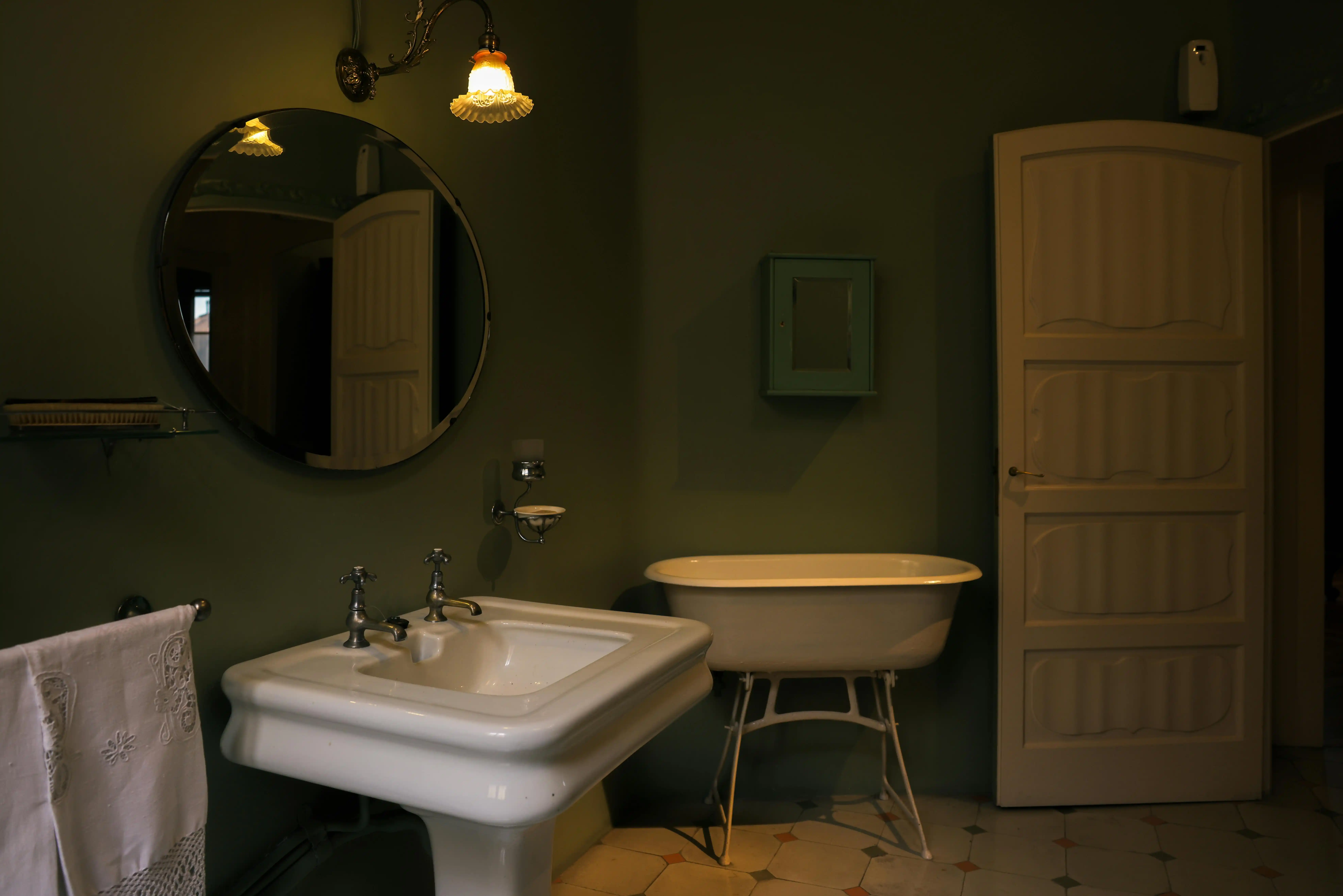 Bathroom vanity side sconce lighting renovation Surrey White Rock BC