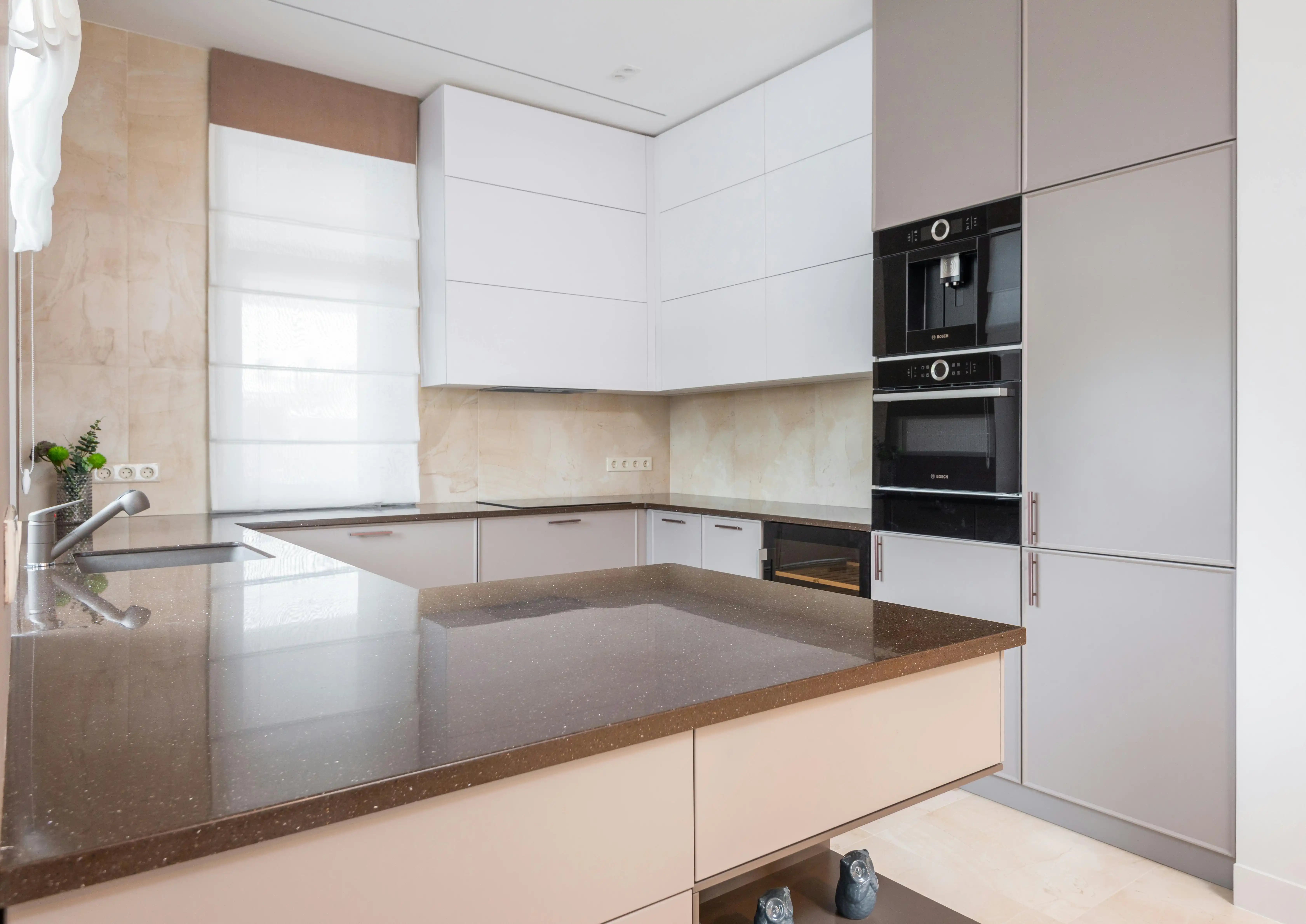 Kitchen corner cabinet appliance garage renovation Surrey White Rock BC