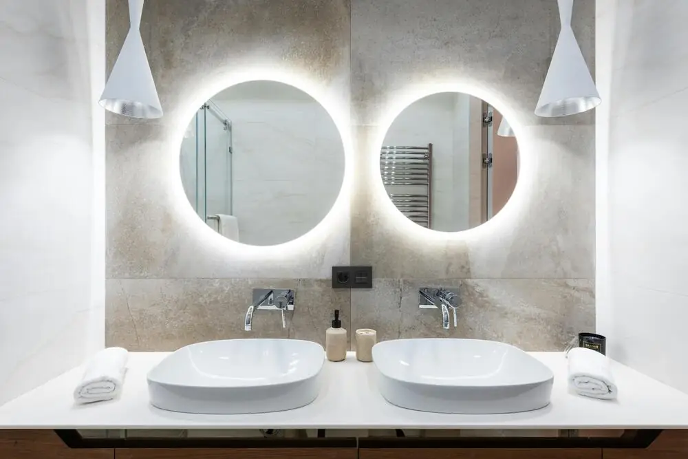 5-piece master ensuite double vanity renovation Surrey White Rock BC