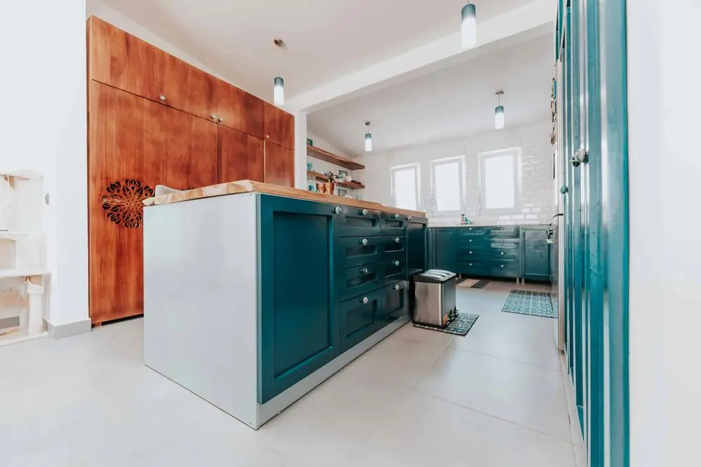Kitchen island with storage renovation Surrey White Rock BC 2026