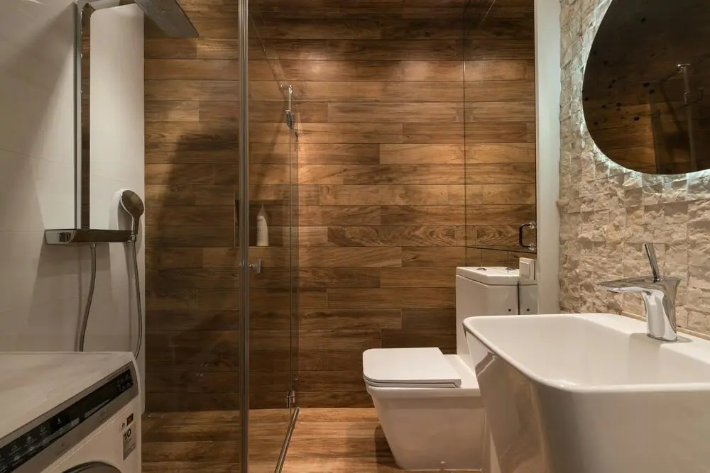 Comfort height toilet modern accessible bathroom Surrey BC 2026