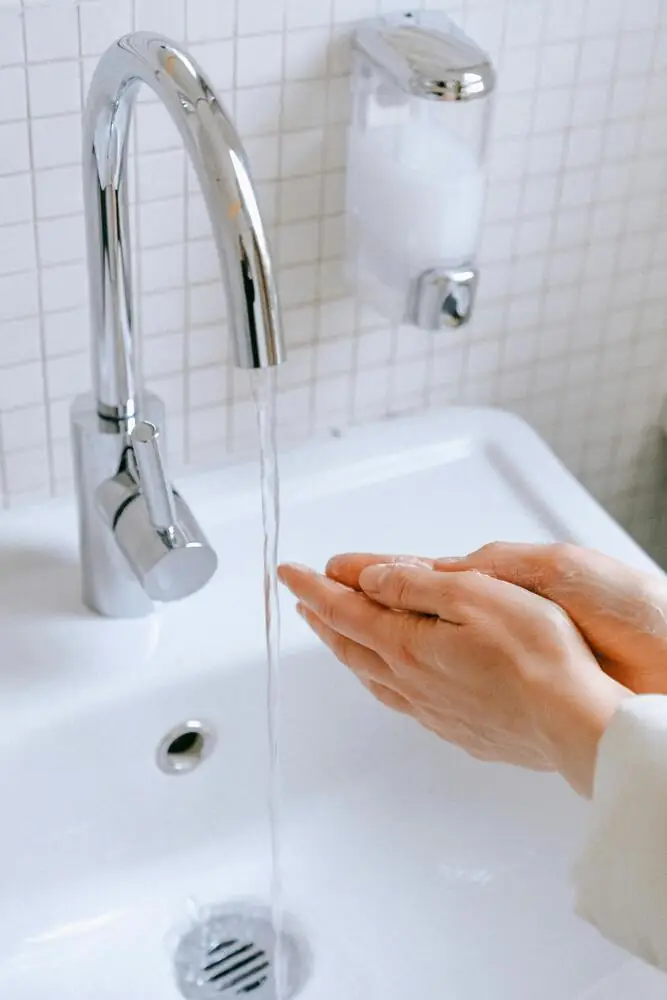 Lever tapware  faucet modern accessible bathroom Surrey BC 2026