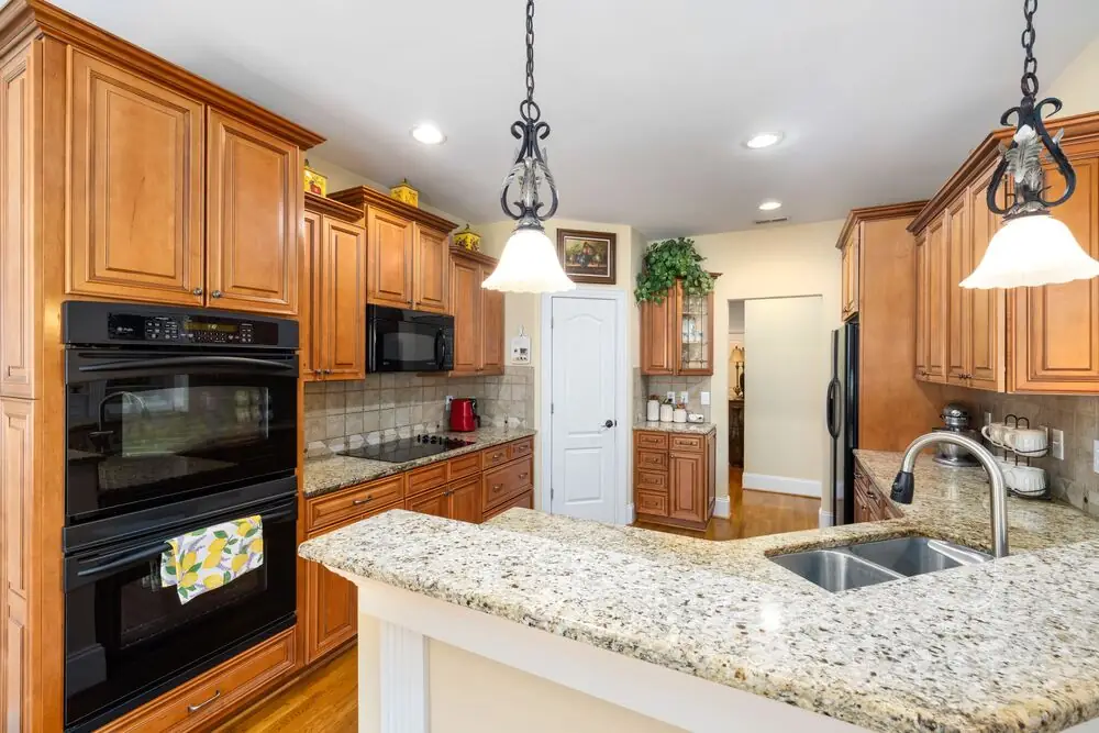 Accessible kitchen multi-height countertop renovation Surrey White Rock Langley BC