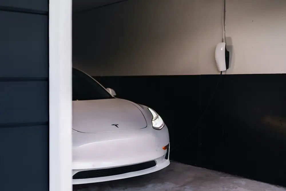 EV charger home garage wall mounted installation Surrey White Rock BC