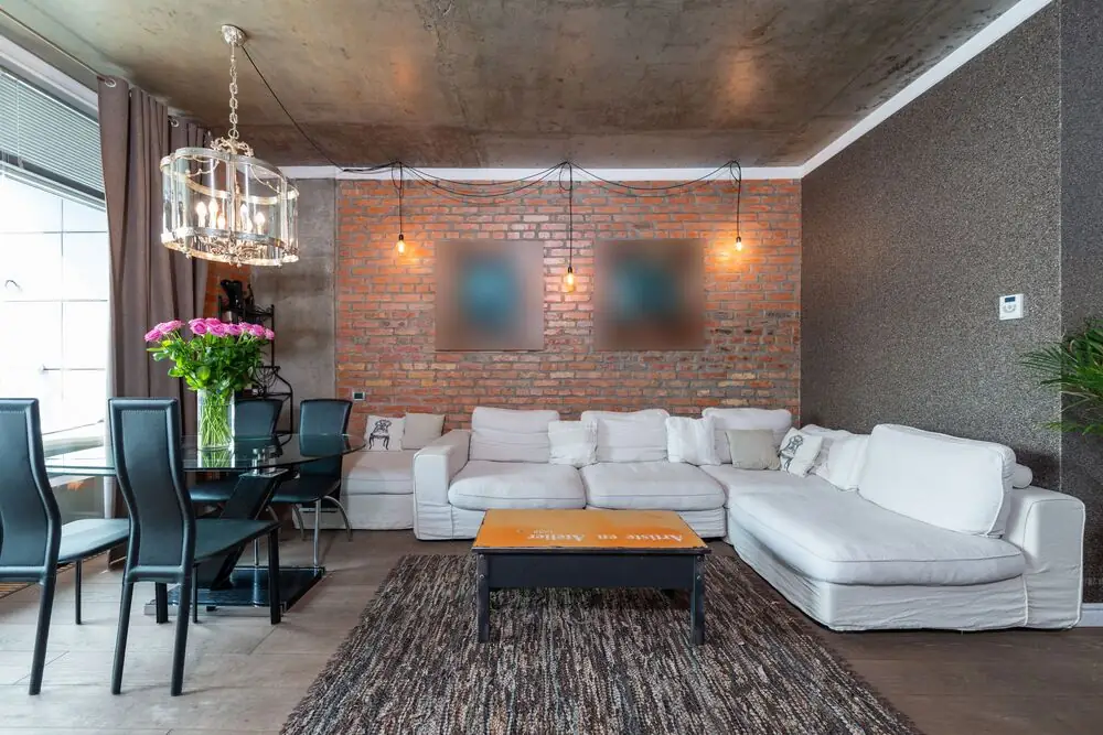 Polished concrete ceiling modern apartment condo Surrey White Rock Langley BC