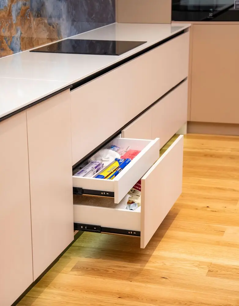 Pull-out cabinet storage small kitchen Surrey White Rock Langley BC