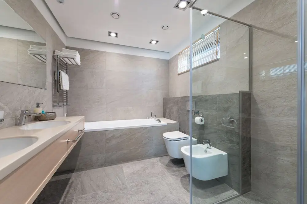 Mould resistant modern bathroom Surrey White Rock BC