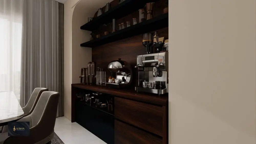 Built-in kitchen coffee bar Surrey White Rock BC