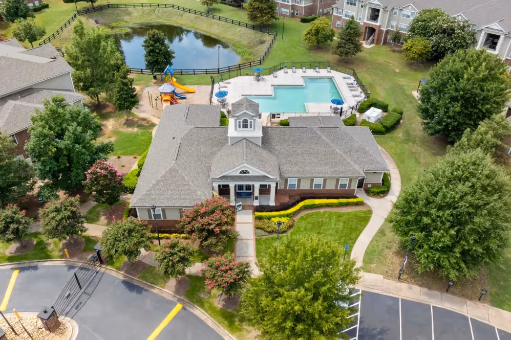 Belmont community aerial view