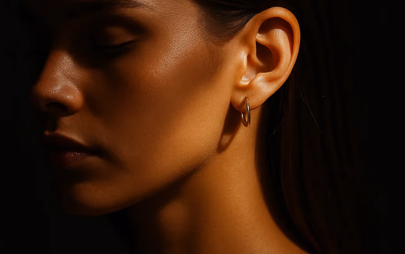 Close-up of a woman's face highlighting natural beauty, representing personalized beauty and wellness treatments in Twickenham.