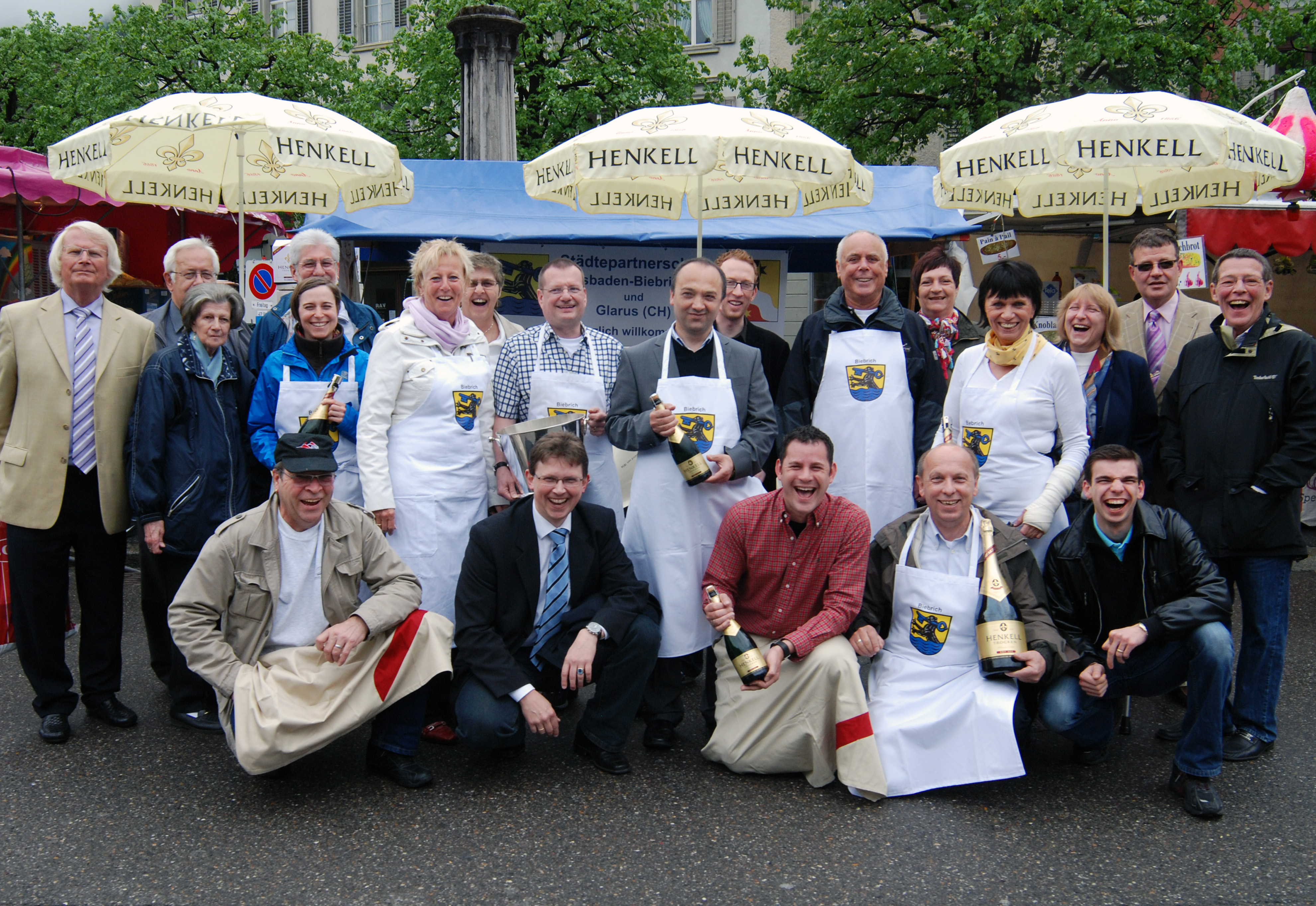 Einweihung der Partnerschaftsstele in Glarus.