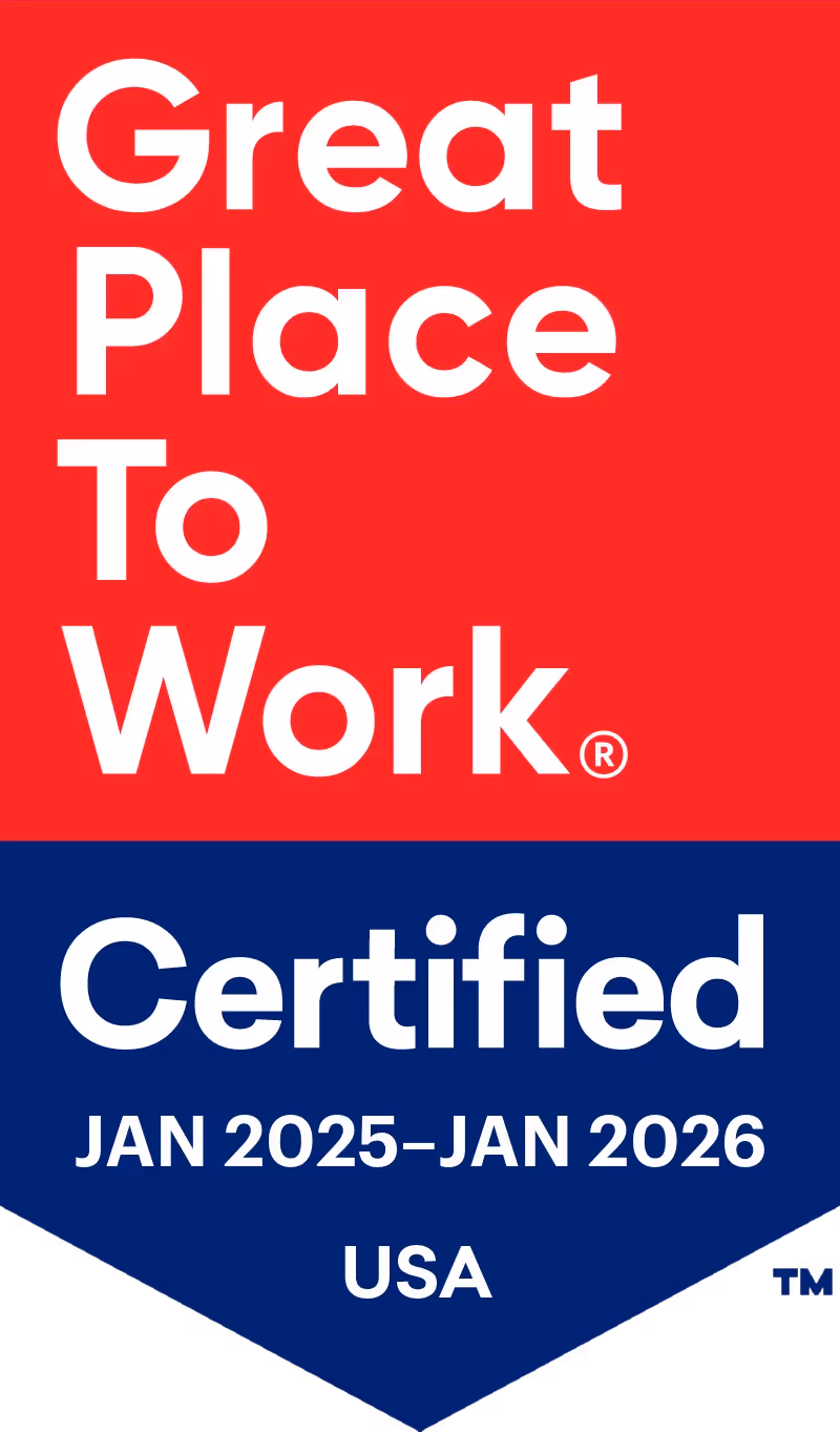 Great Place to Work Certified badge awarded to ActionLife for January 2025 through January 2026.

