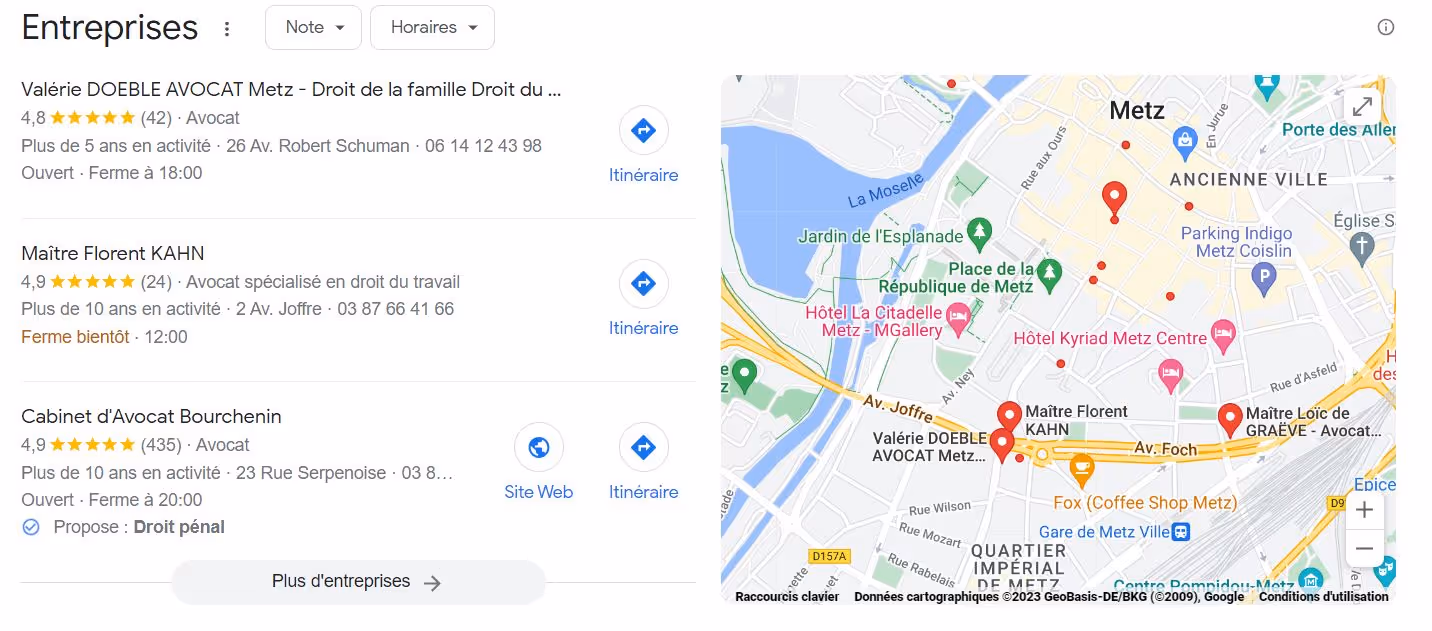 Recherche : "Avocat droit social Metz"