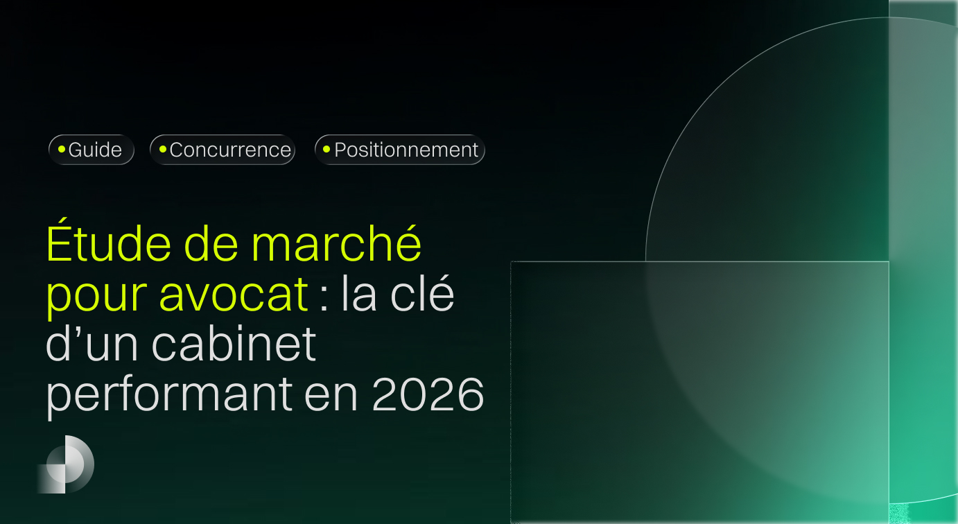 Étude de marché Marketing - Avocats - 2026