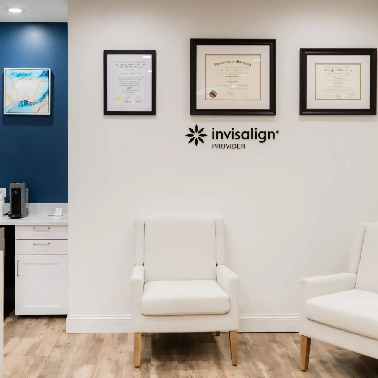 Waiting Room Area of Bel Air Dental Arts - In Abingson MD