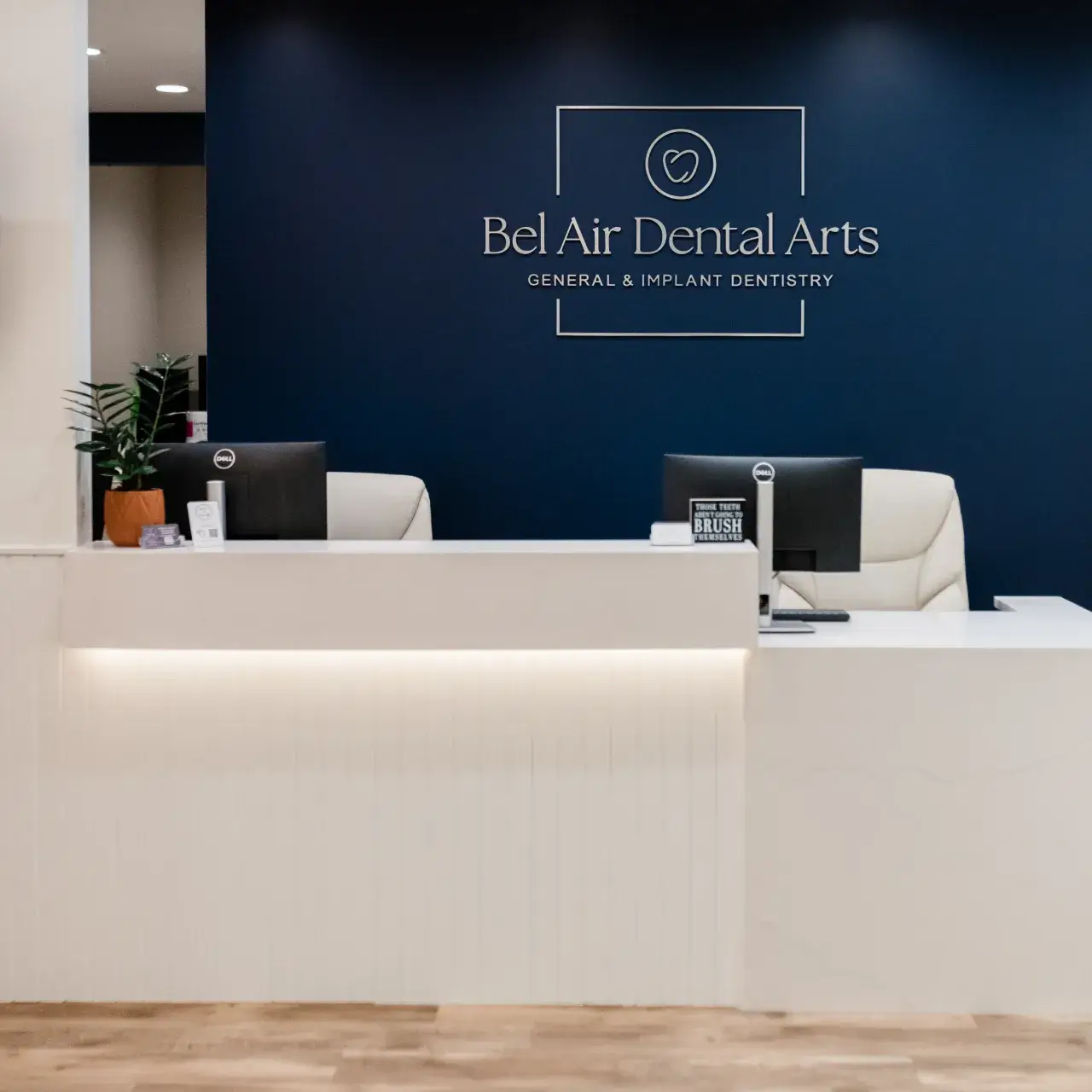 Front Desk of Bel Air Dental Arts - In Abingson MD