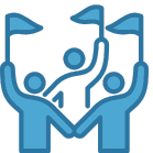 Ownership over excuses value icon