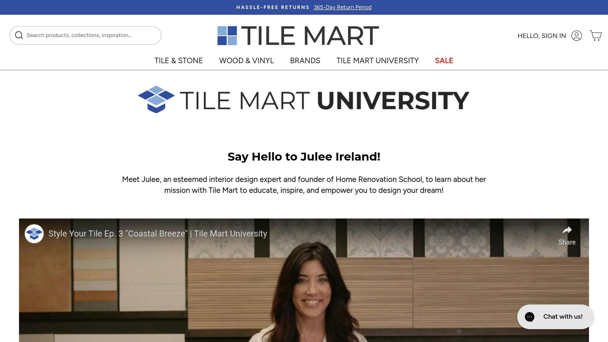 Tile Mart University