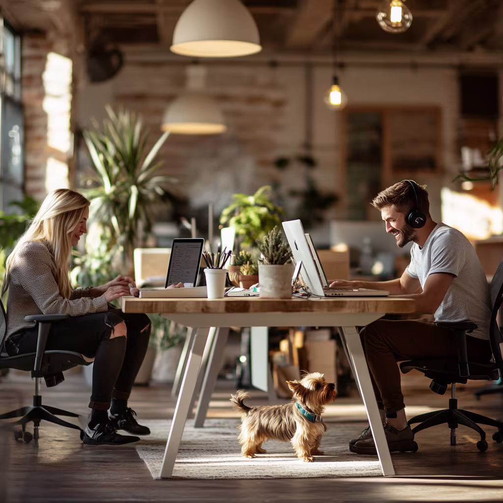 [background image] of office space (for a animal welfare nonprofit)