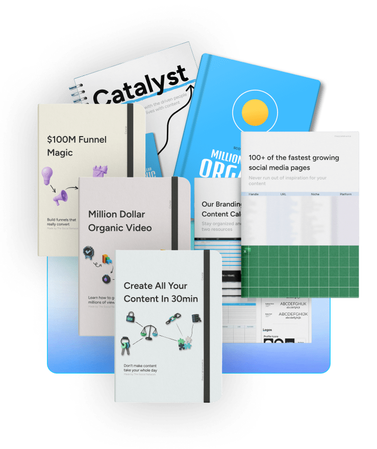 Stack of digital assets we give you access to inside the community