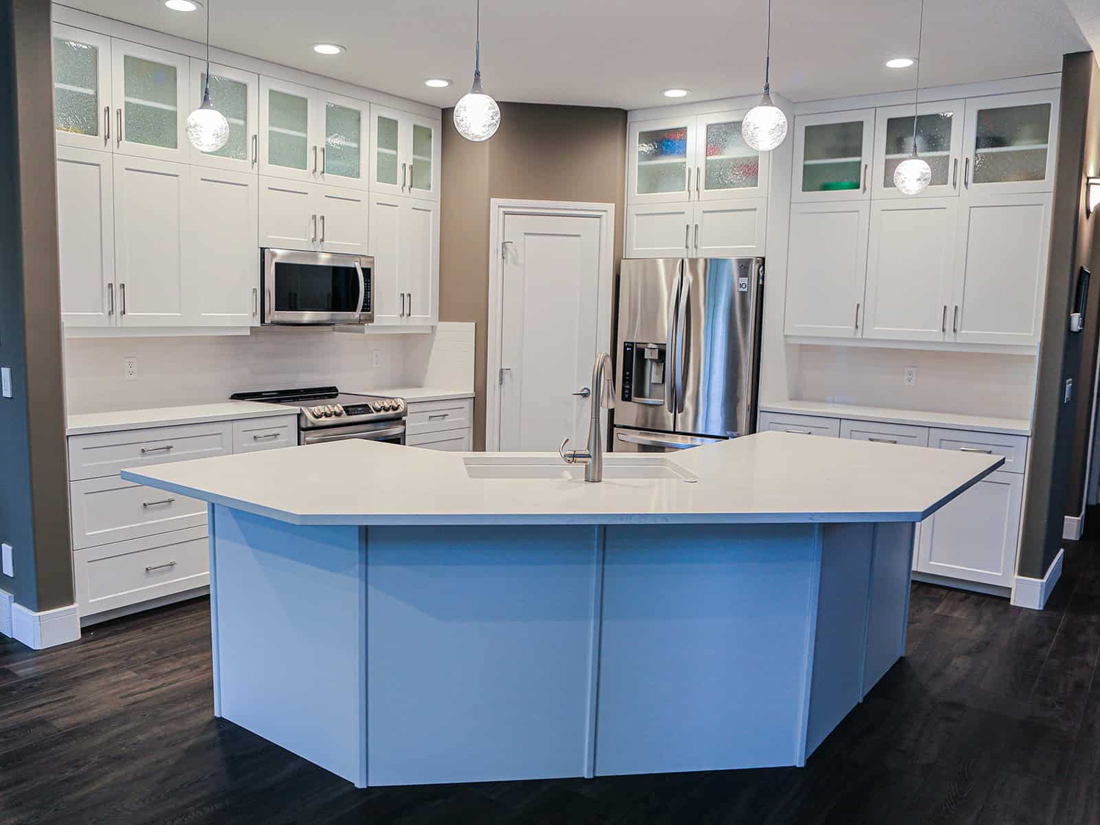 White kitchen cabinets