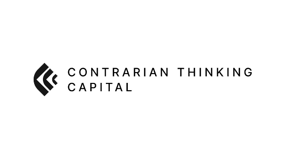 Contrarian Thinking Capital logo with Affiniti-inspired geometric design