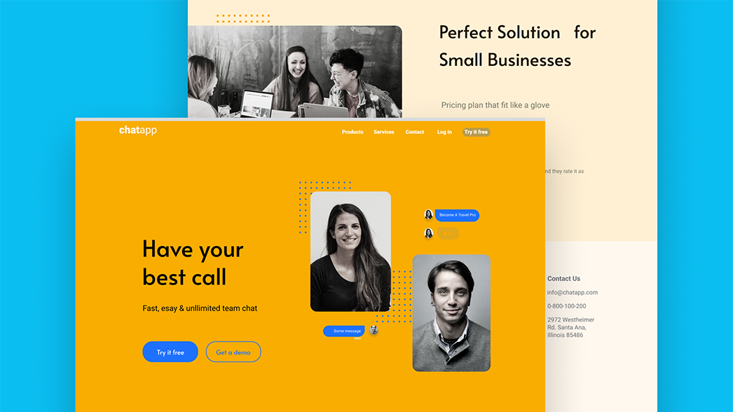 Chat app webflow project