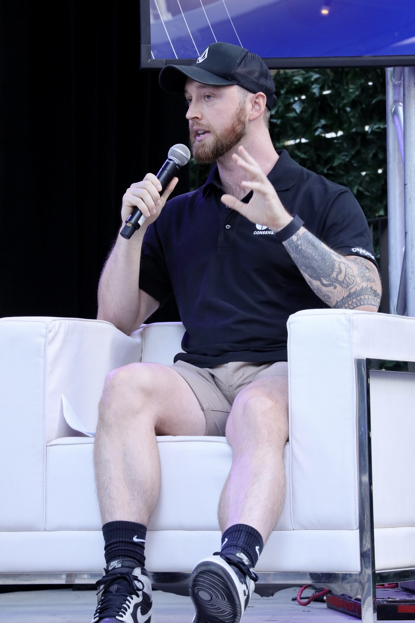 Ryan Charles Dent speaking at Consensus presented by CoinDesk